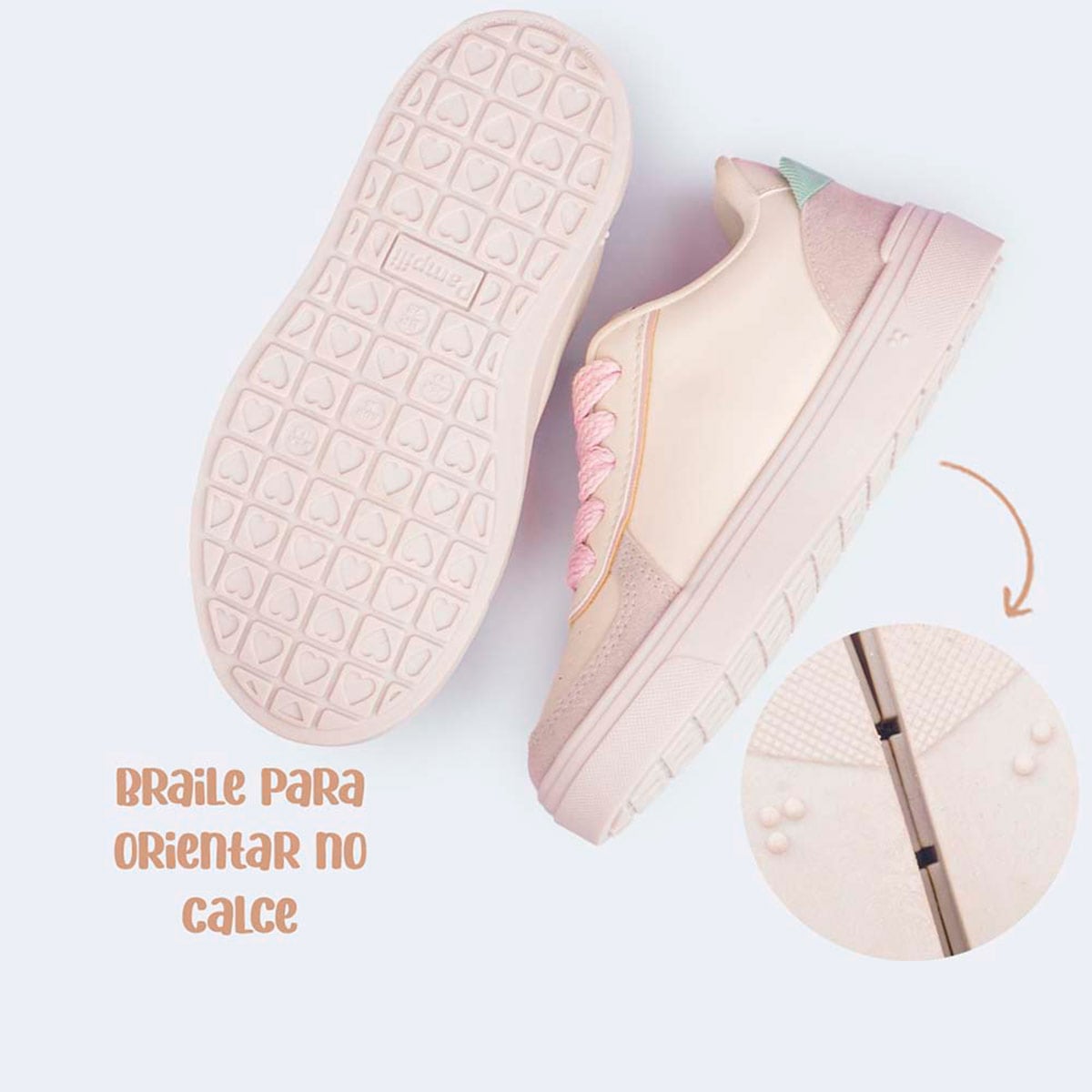 ZAPATILLAS NIÑA PAMPILI CASUALES BEIGE - 4