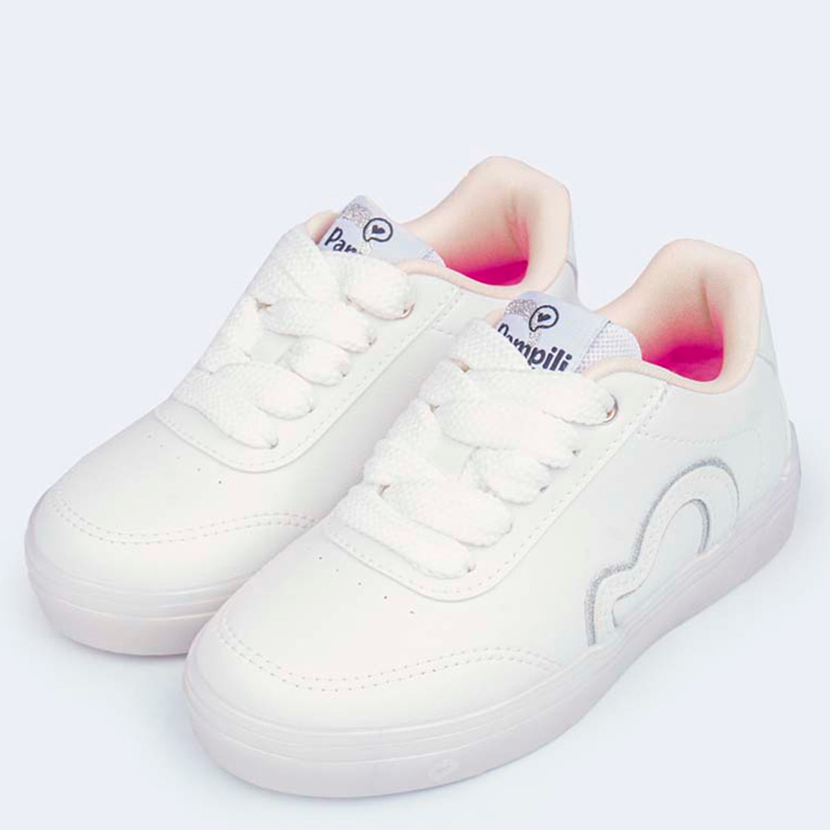 ZAPATILLAS NIÑA PAMPILI CASUALES BLANCO - 2