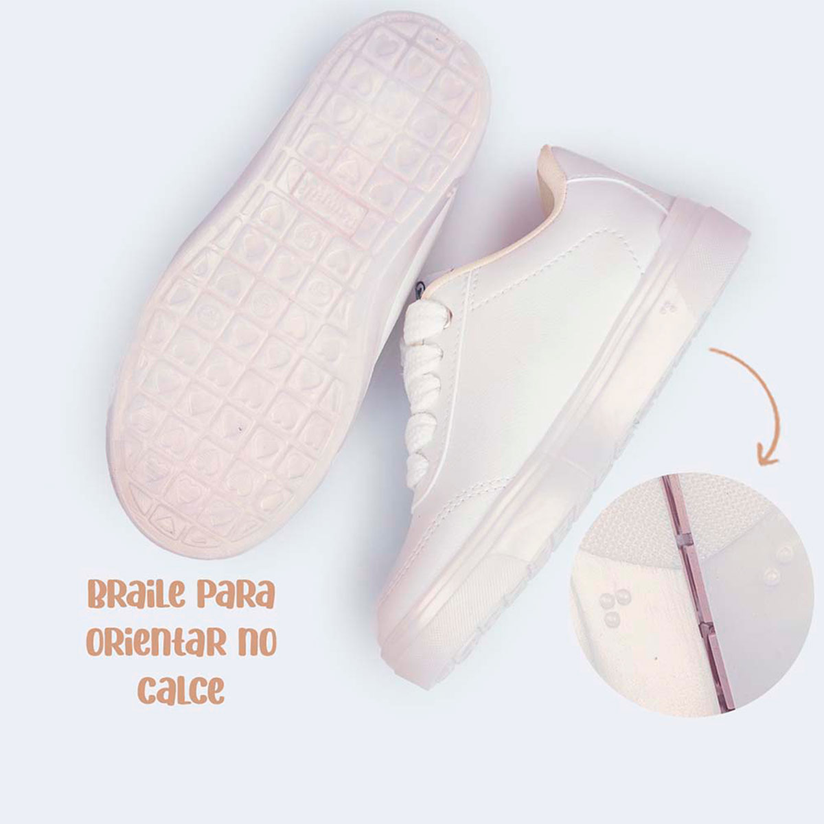 ZAPATILLAS NIÑA PAMPILI CASUALES BLANCO - 4