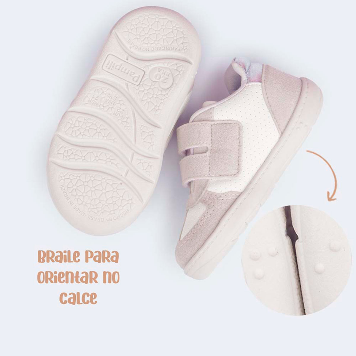 ZAPATILLAS NIÑA PAMPILI CASUALES BLANCO - 4