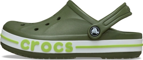 ZUECOS NIÑO BAYABAND CLOG K ARMY GREEN/LIME PUNC - 2