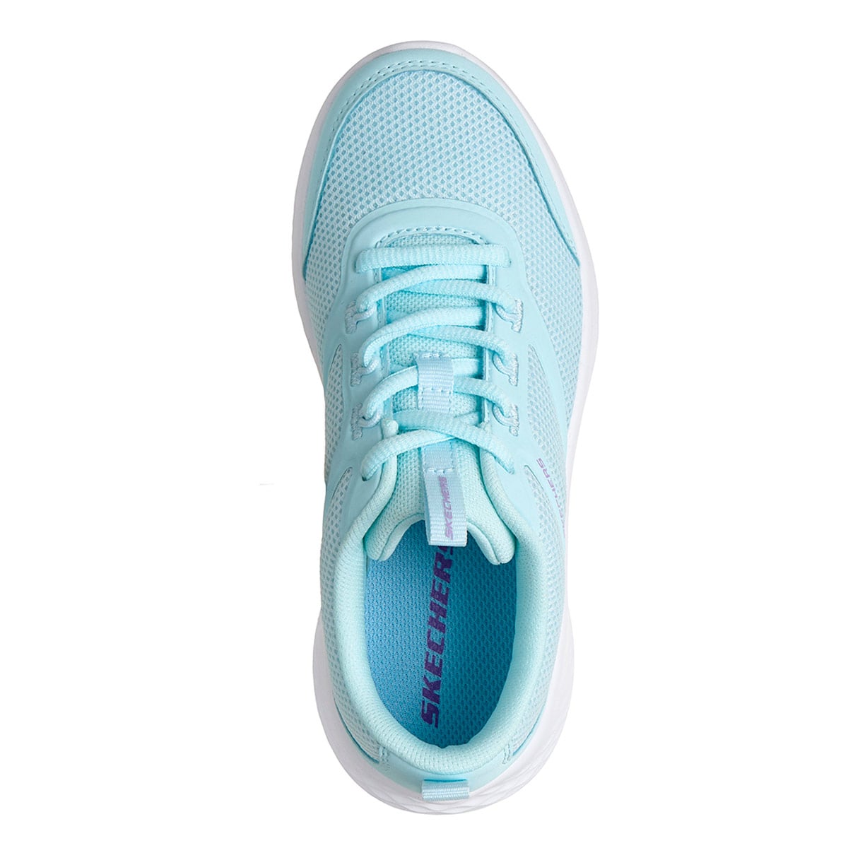 ZAPATILLAS NIÑA SKECHERS URBANAS CELESTE SKECH-LITE PRO - 4