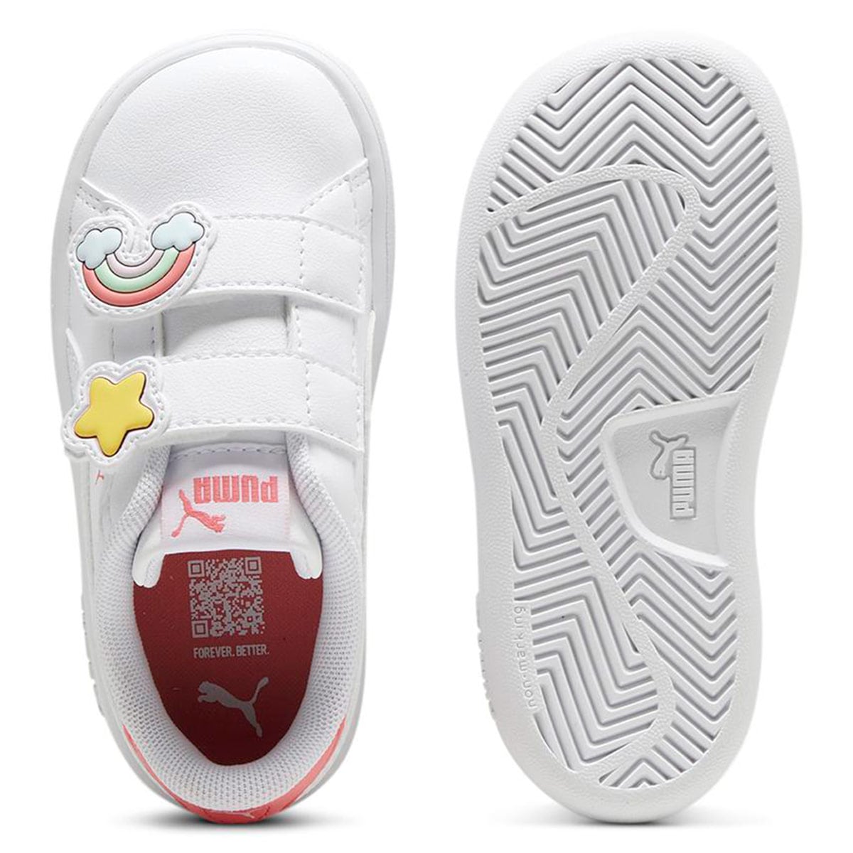 ZAPATILLAS UNISEX PUMA URBANAS BLANCO PUMA SMASH 3.0 BADGES V - 4