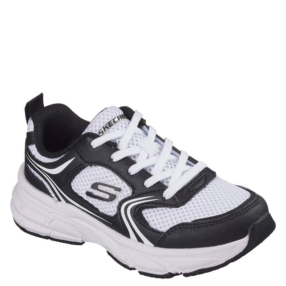 ZAPATILLAS NIÑA SKECHERS URBANAS NEGRO RETRO GRAPH - 2