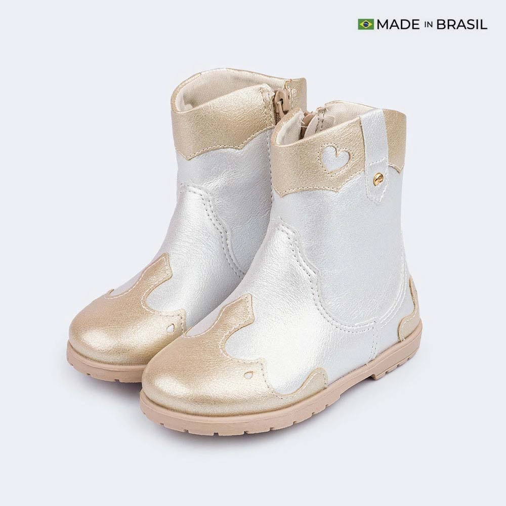 BOTINES MUJER PAMPILI PLATA - 3