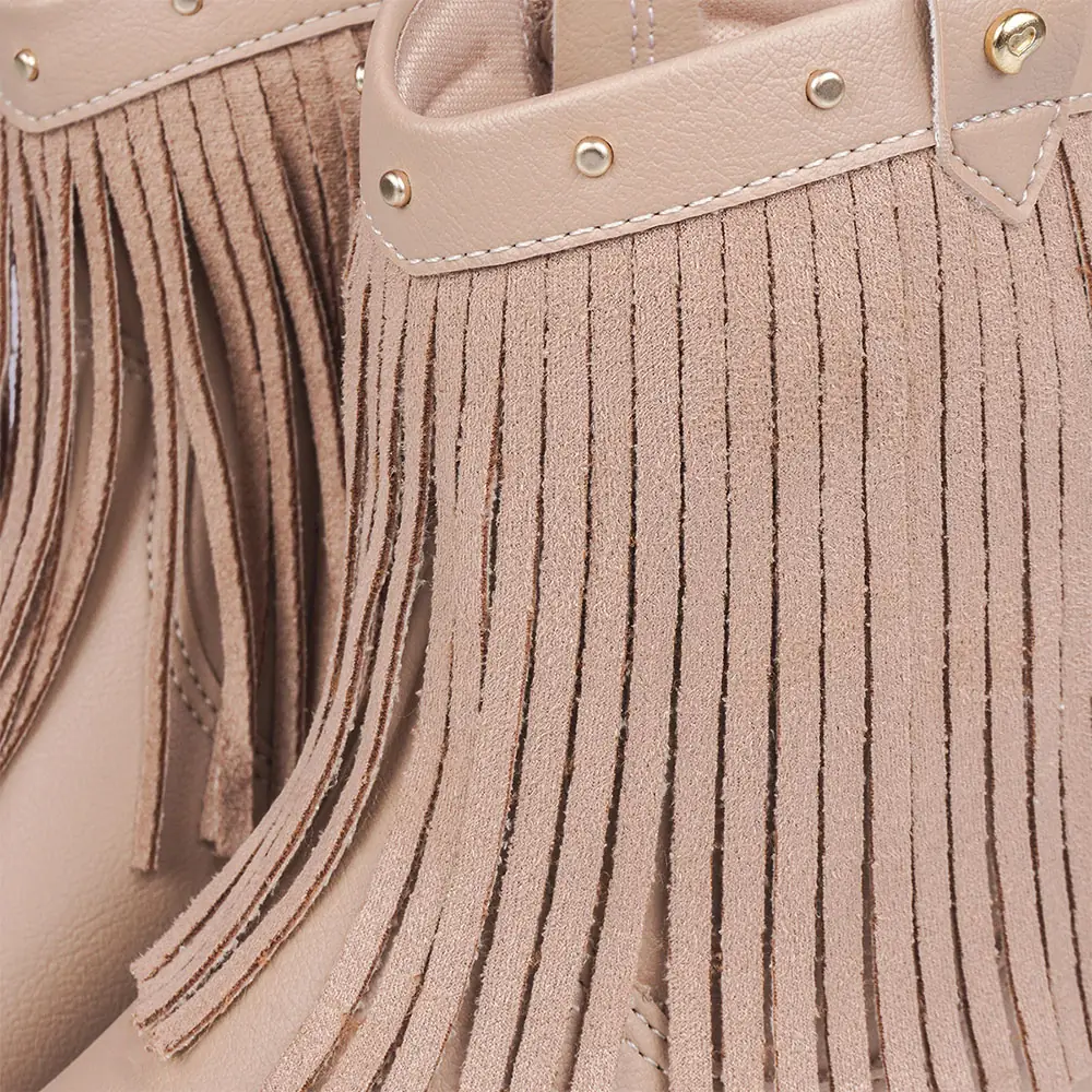 BOTINES MUJER PAMPILI BEIGE - 5