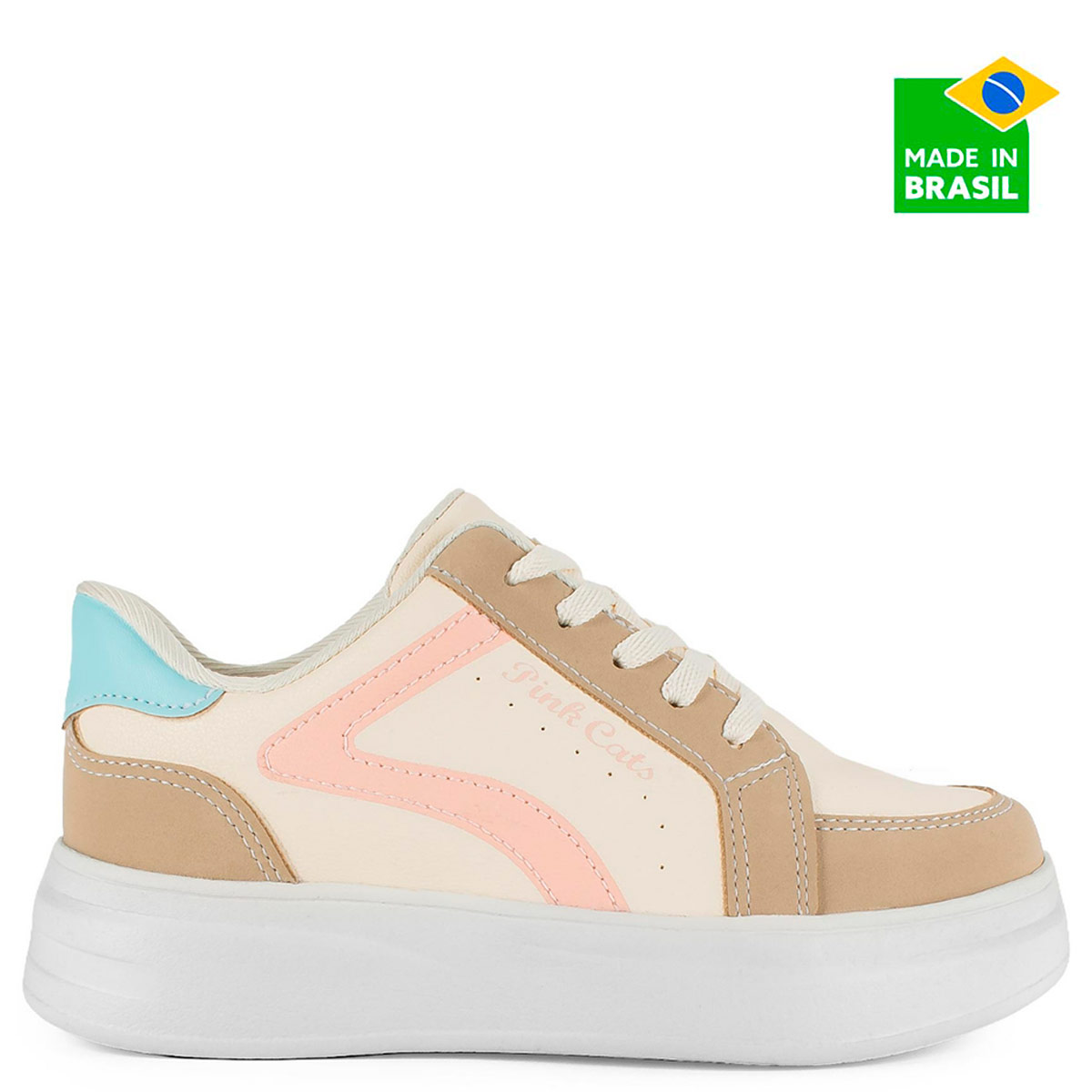 ZAPATILLAS NIÑA PINK CATS BEIGE V6210-V6212-0002 - 1