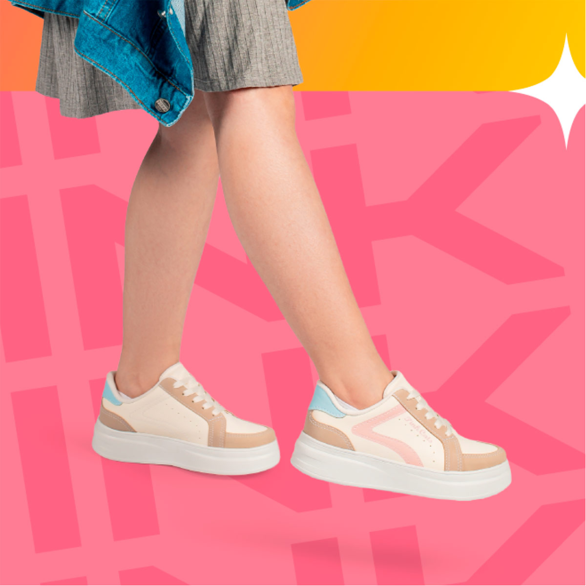 ZAPATILLAS NIÑA PINK CATS BEIGE V6210-V6212-0002 - 5