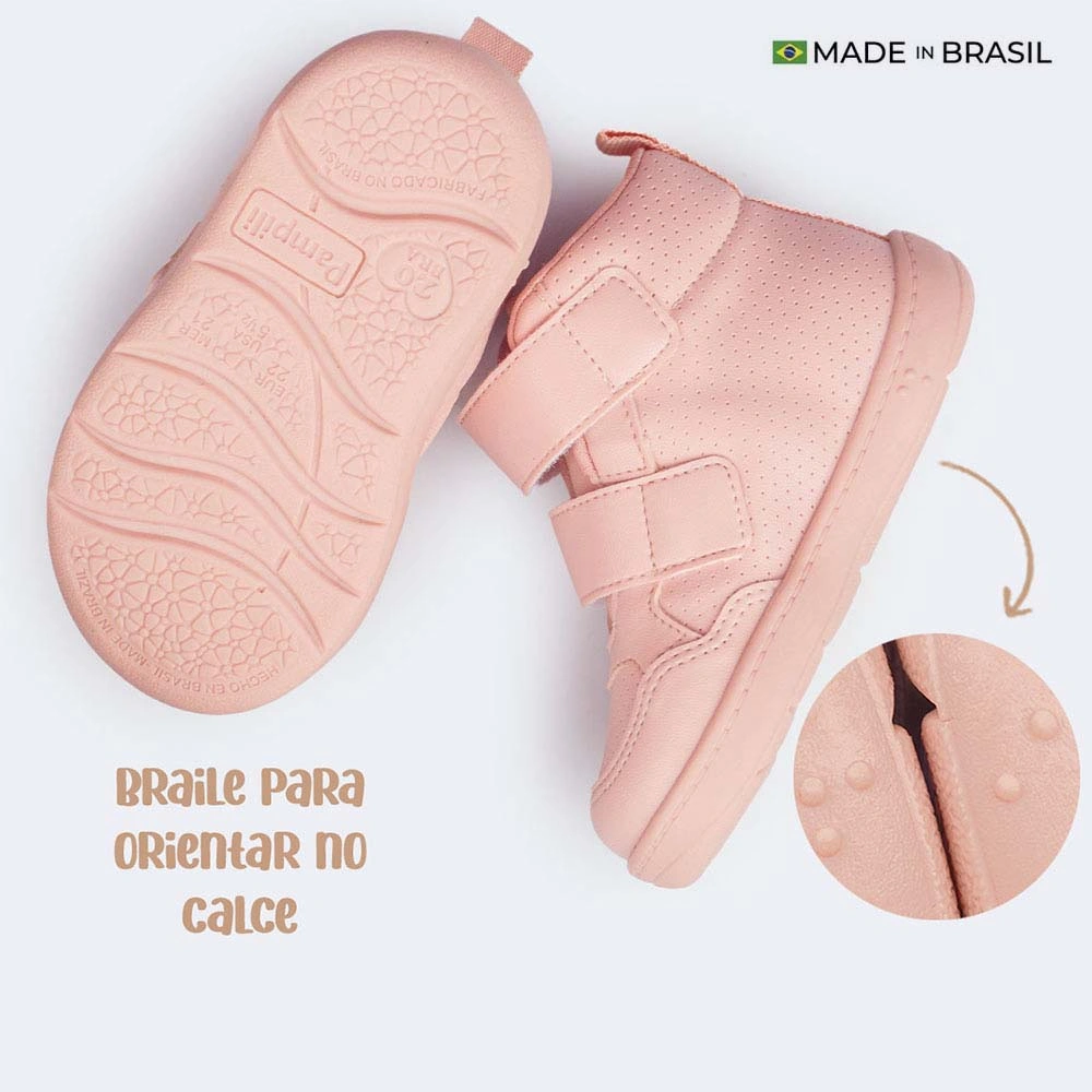 BOTINES NIÑA PAMPILI ROSADO - 4