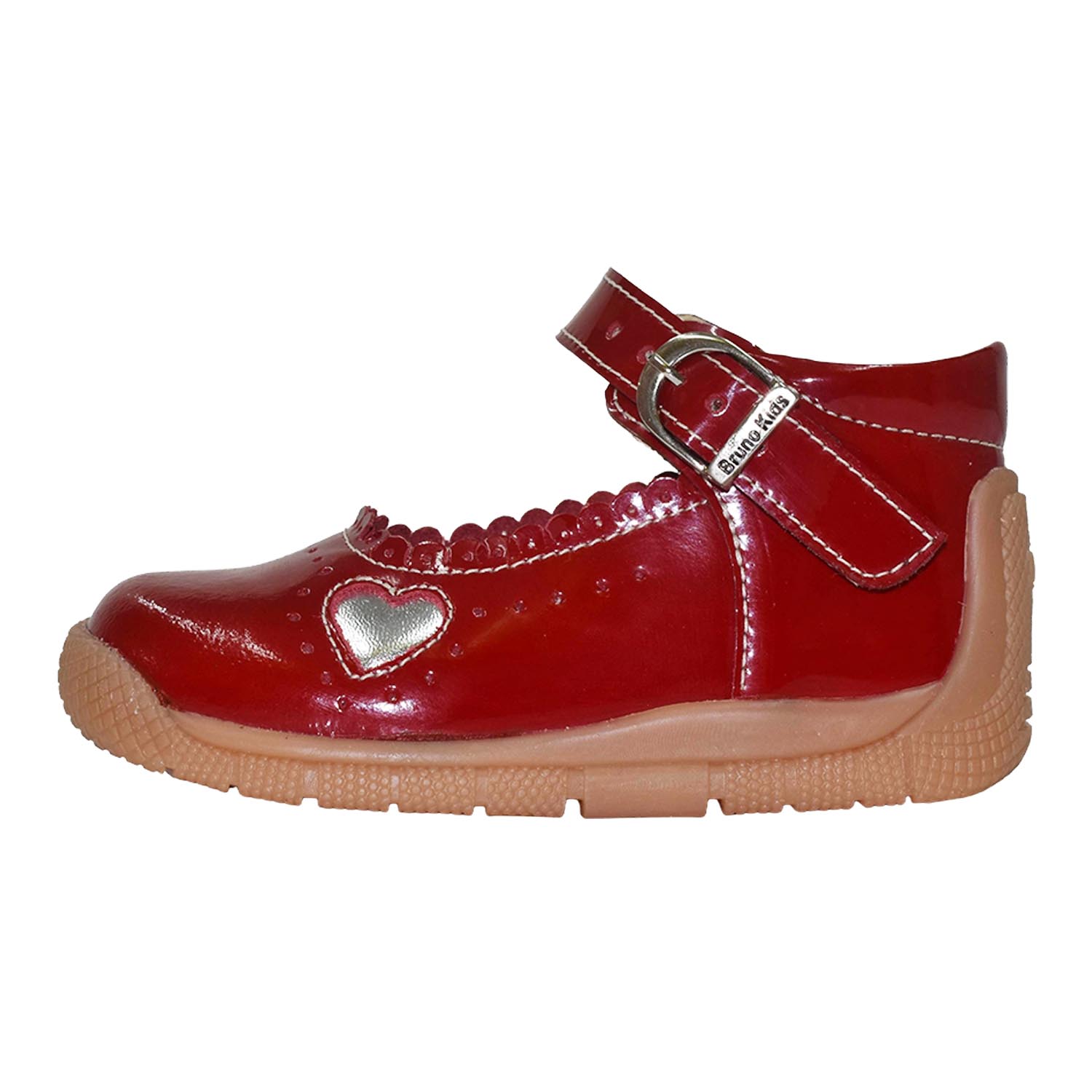 ZAPATOS DE VESTIR NIÑA BRUNO KIDS ROJO PRIMEROS PASOS NIÑA CUERO - 2