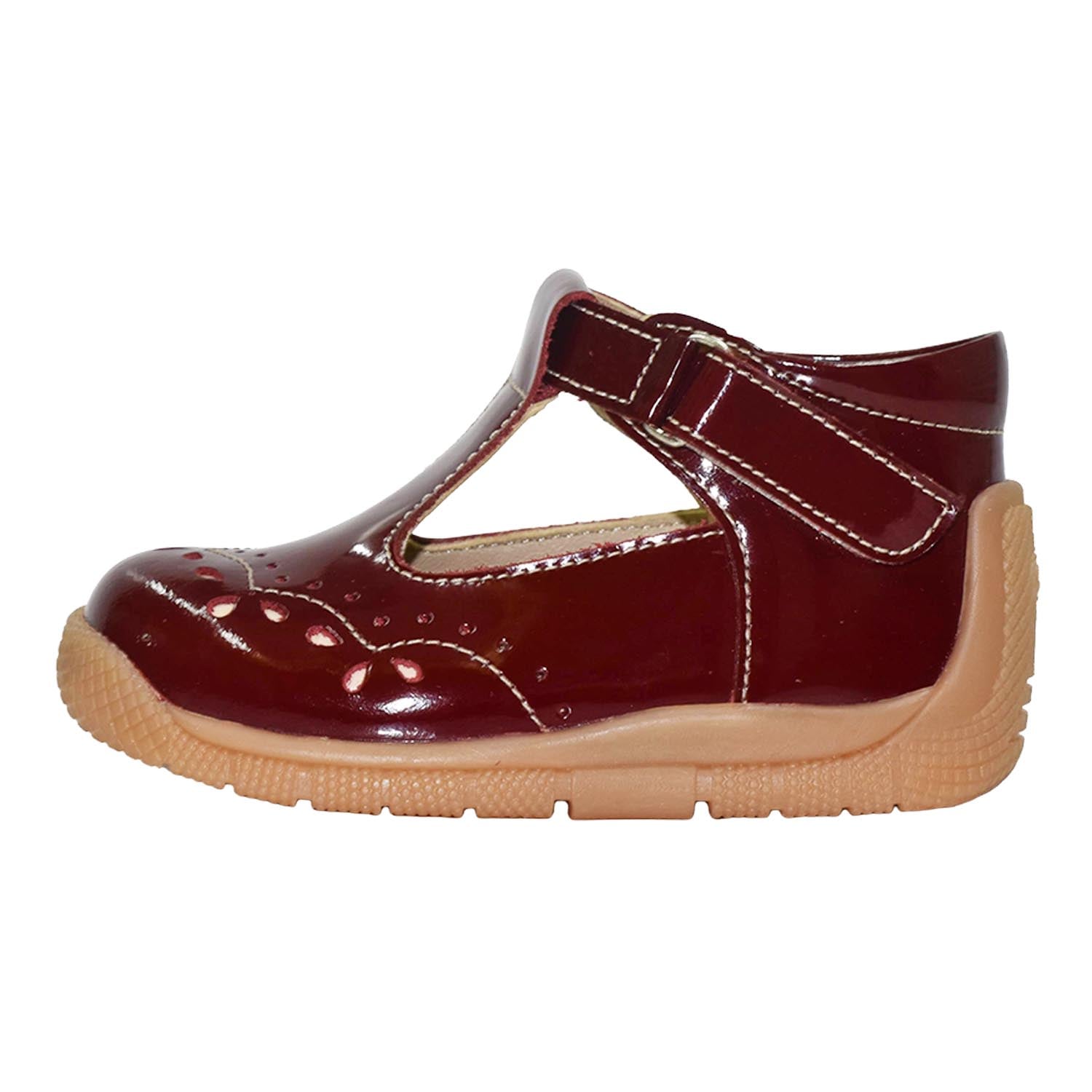 ZAPATOS DE VESTIR NIÑA BRUNO KIDS ROJO PRIMEROS PASOS NIÑA CUERO - 2