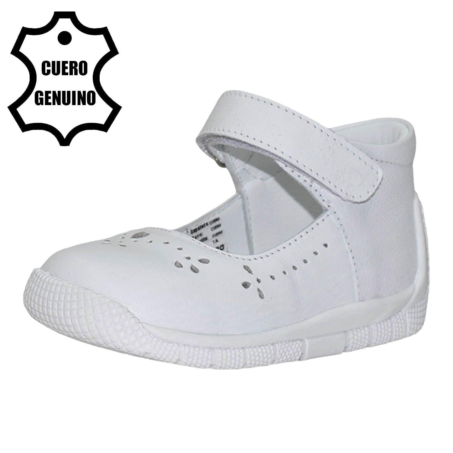 ZAPATOS DE VESTIR NIÑA BRUNO KIDS BLANCO PRIMEROS PASOS NIÑA CUERO - 1