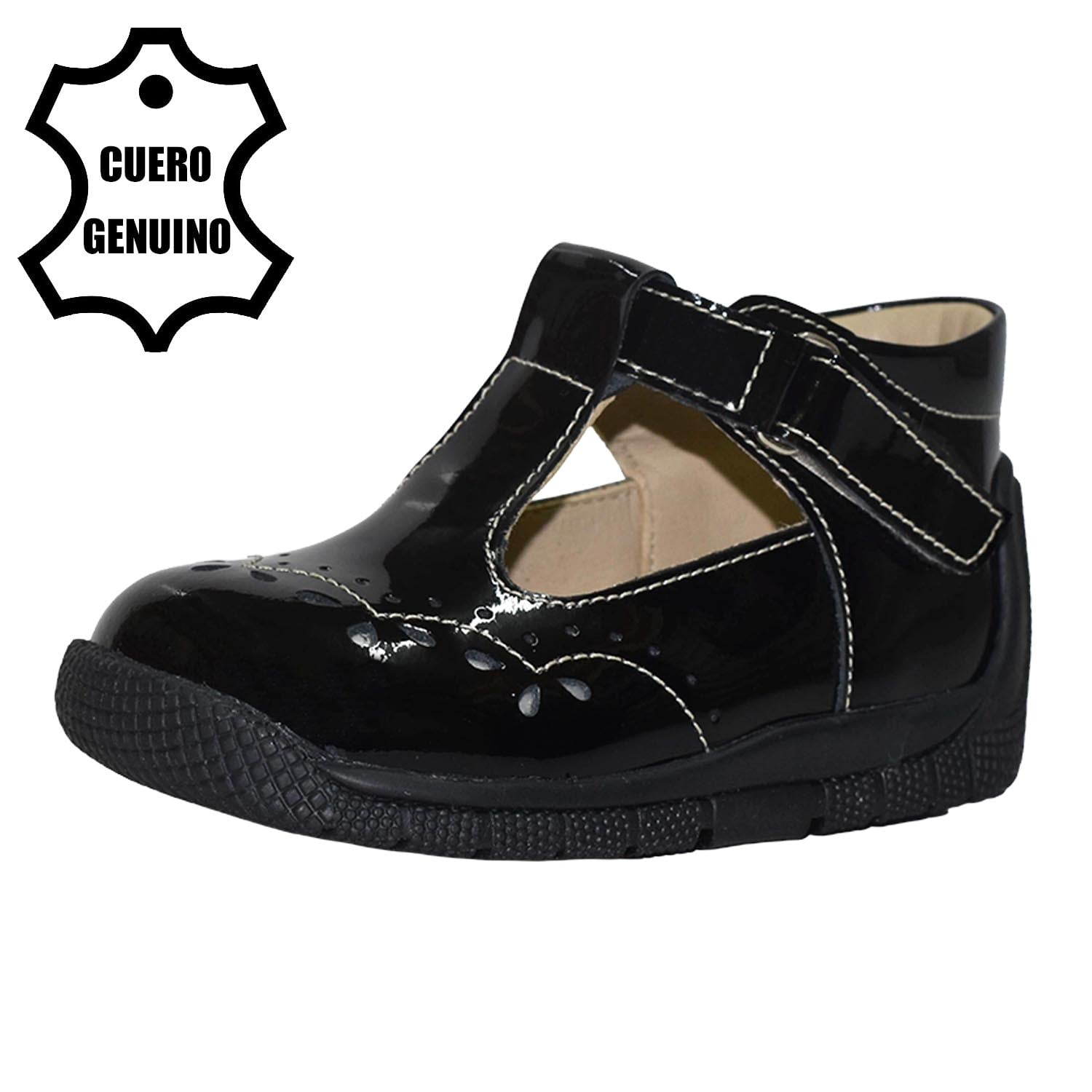 ZAPATOS DE VESTIR NIÑA BRUNO KIDS NEGRO PRIMEROS PASOS NIÑA CUERO - 1