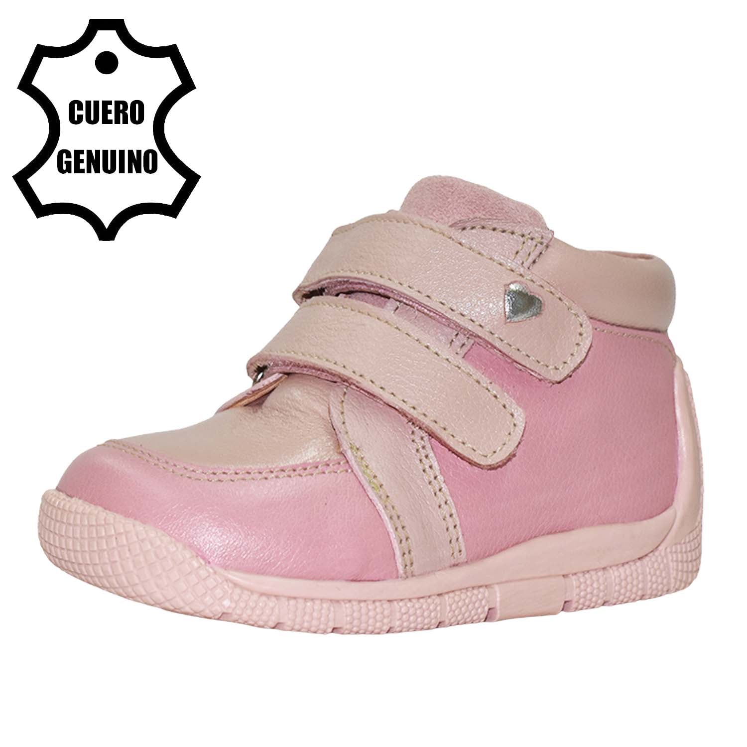 ZAPATOS DE VESTIR NIÑA BRUNO KIDS ROSADO PRIMEROS PASOS NIÑA CUERO - 1