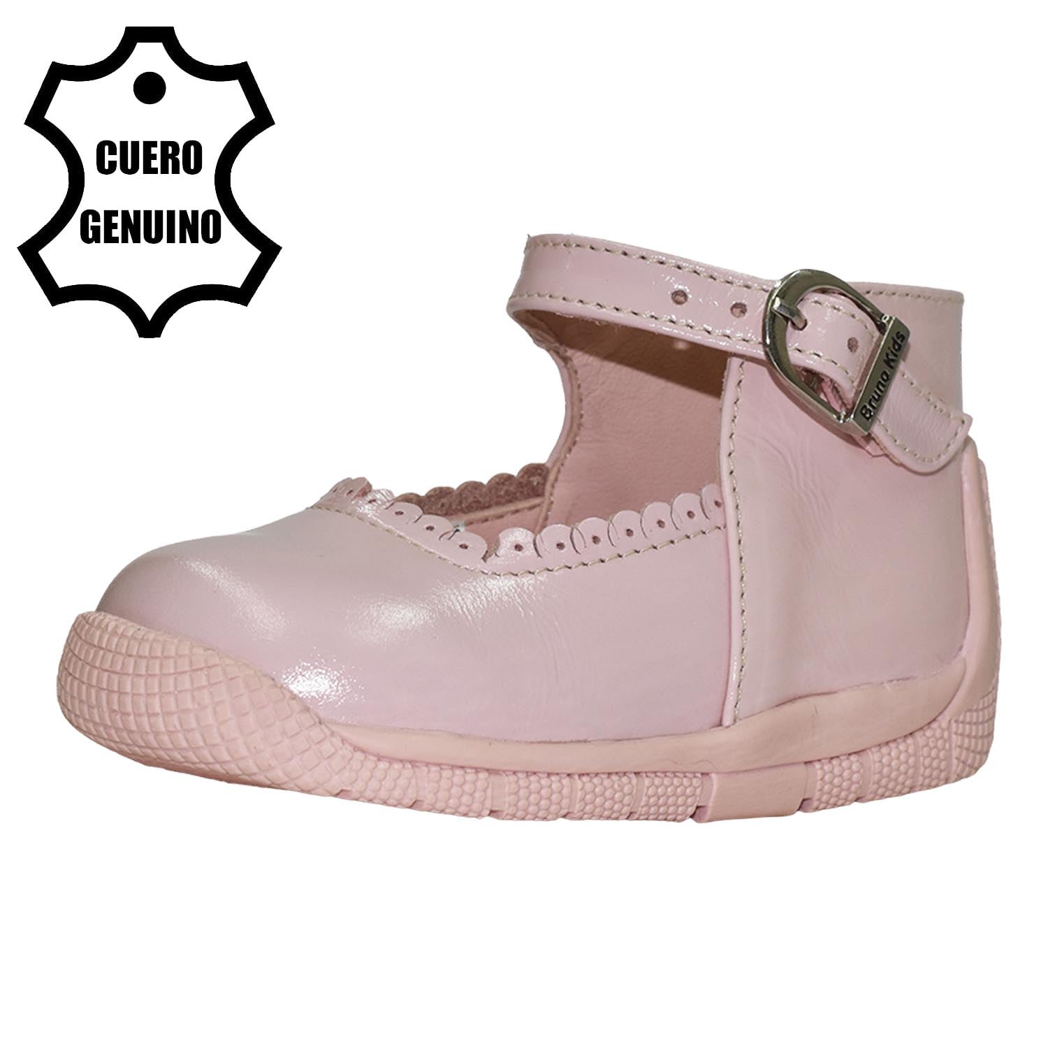 ZAPATOS DE VESTIR NIÑA BRUNO KIDS ROSADO PRIMEROS PASOS NIÑA CUERO - 1