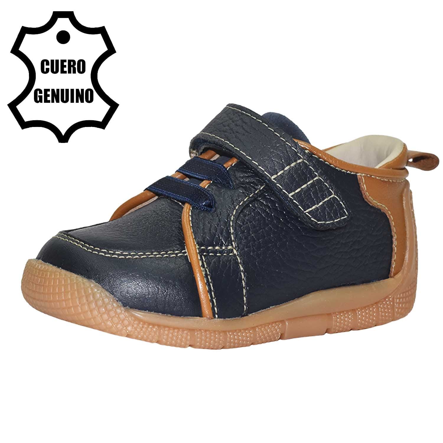 ZAPATOS DE VESTIR NIÑO BRUNO KIDS AZUL PRIMEROS PASOS NIÑO CUERO - 1