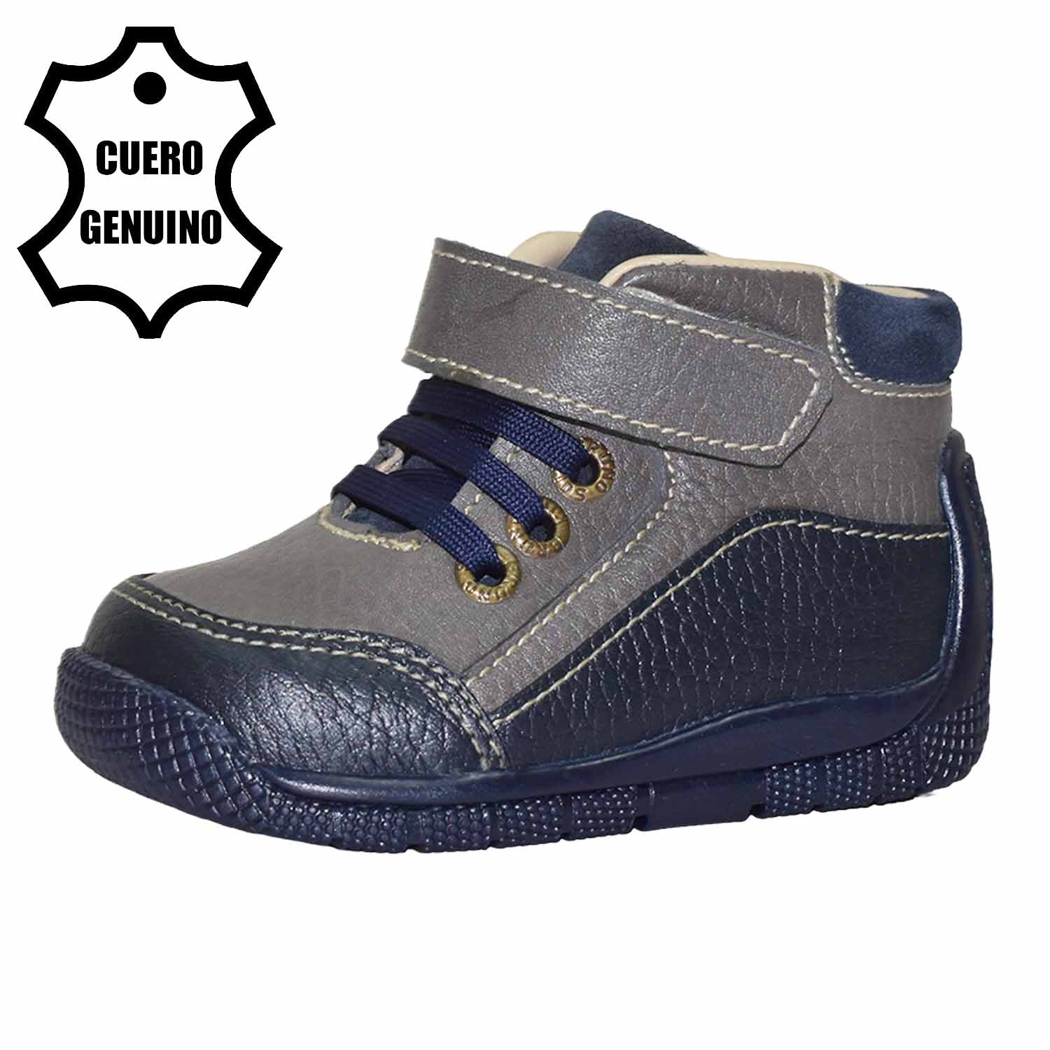 ZAPATOS DE VESTIR NIÑO BRUNO KIDS AZUL PRIMEROS PASOS NIÑO CUERO - 1