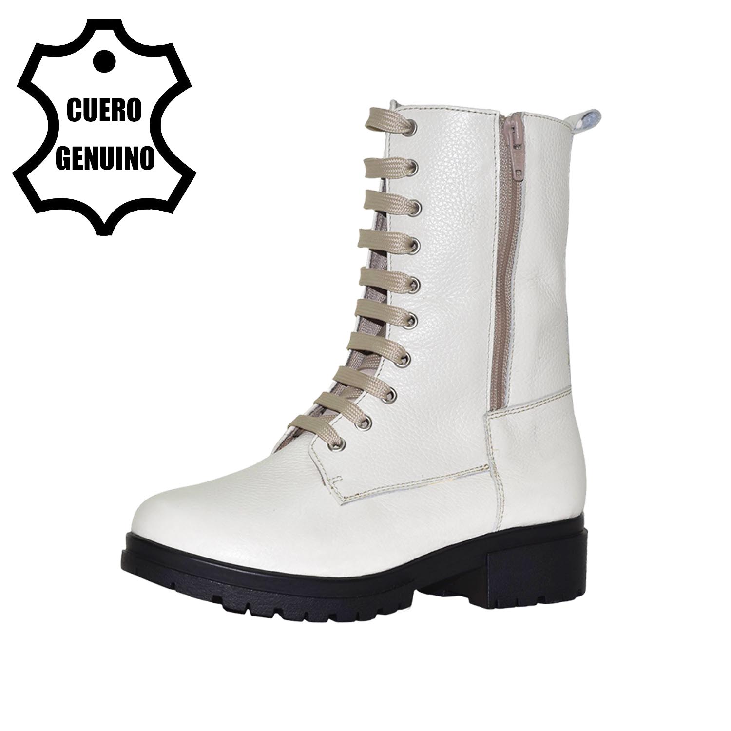 BOTAS NIÑA BRUNO KIDS BLANCO BOTA NIÑA CUERO - 1