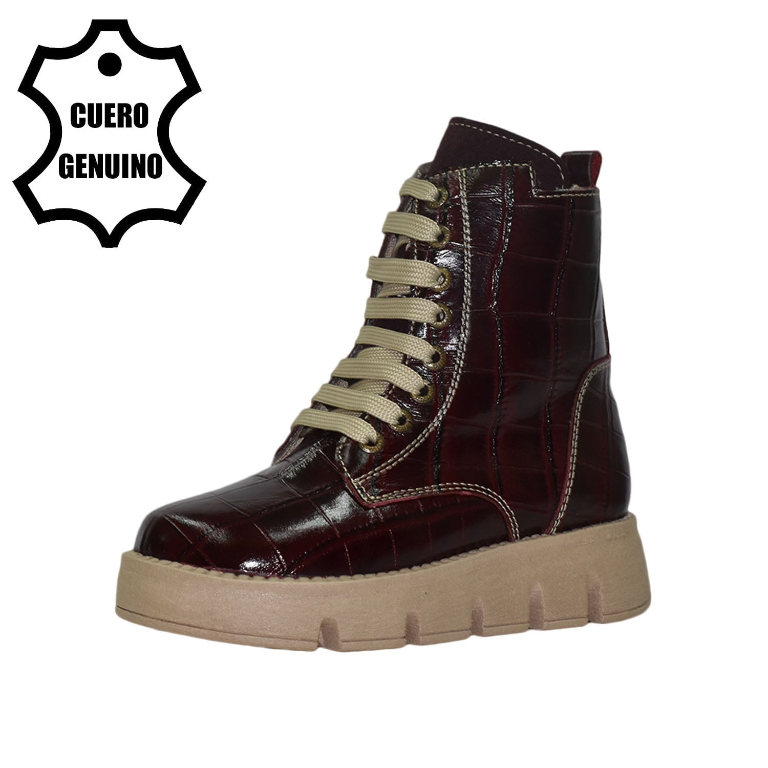 BOTINES NIÑA BRUNO KIDS GUINDA BOTÍN NIÑA CUERO - 1