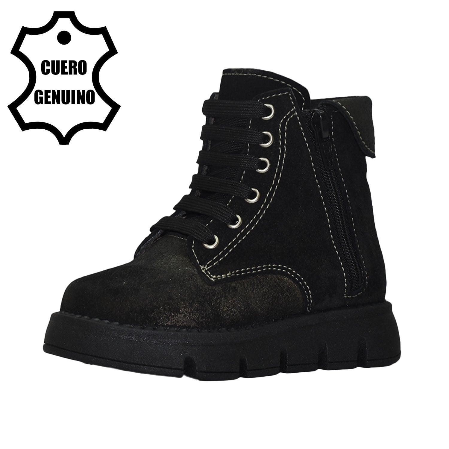 BOTINES NIÑA BRUNO KIDS NEGRO BOTÍN NIÑA CUERO - 1