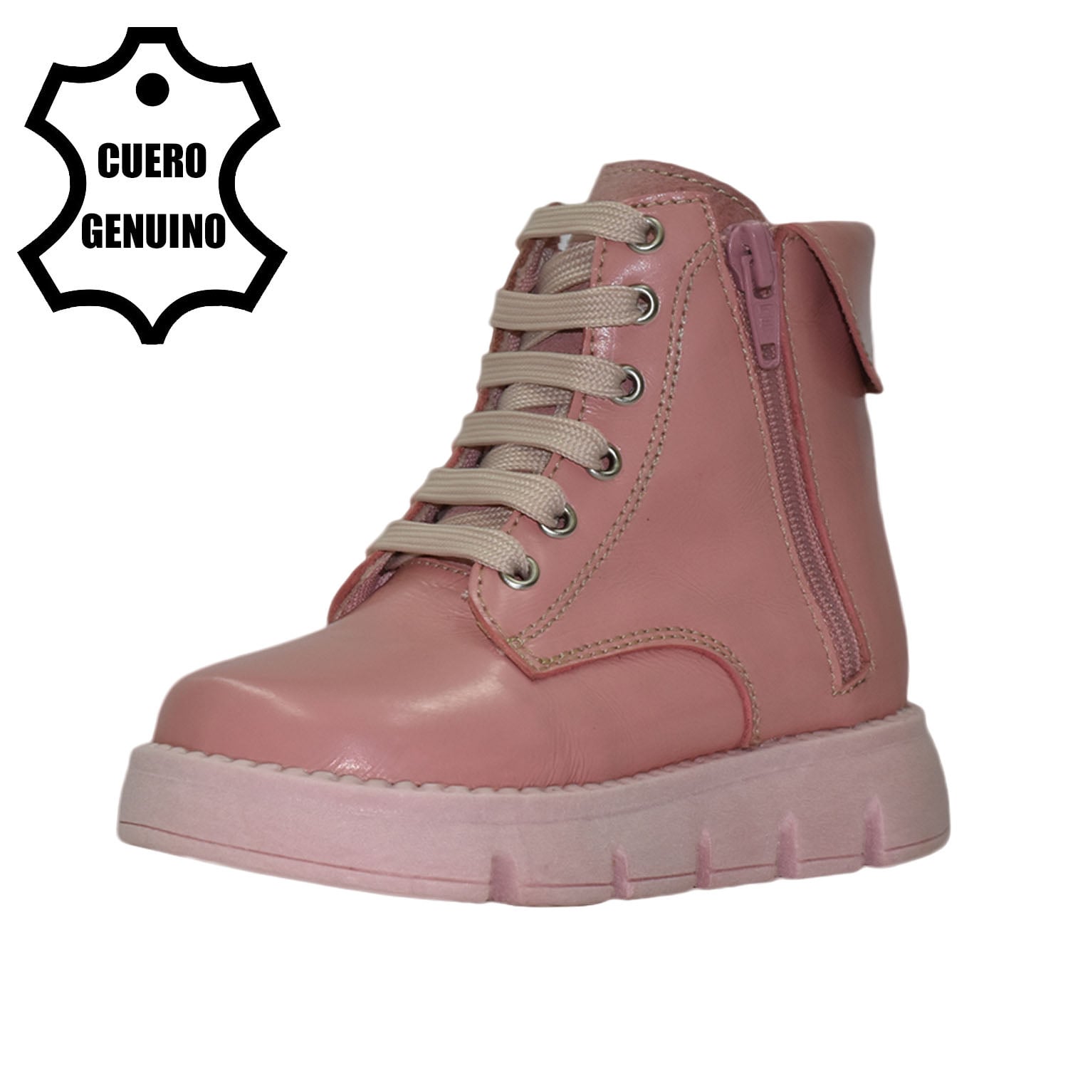 BOTINES NIÑA BRUNO KIDS ROSADO BOTÍN NIÑA CUERO - 1