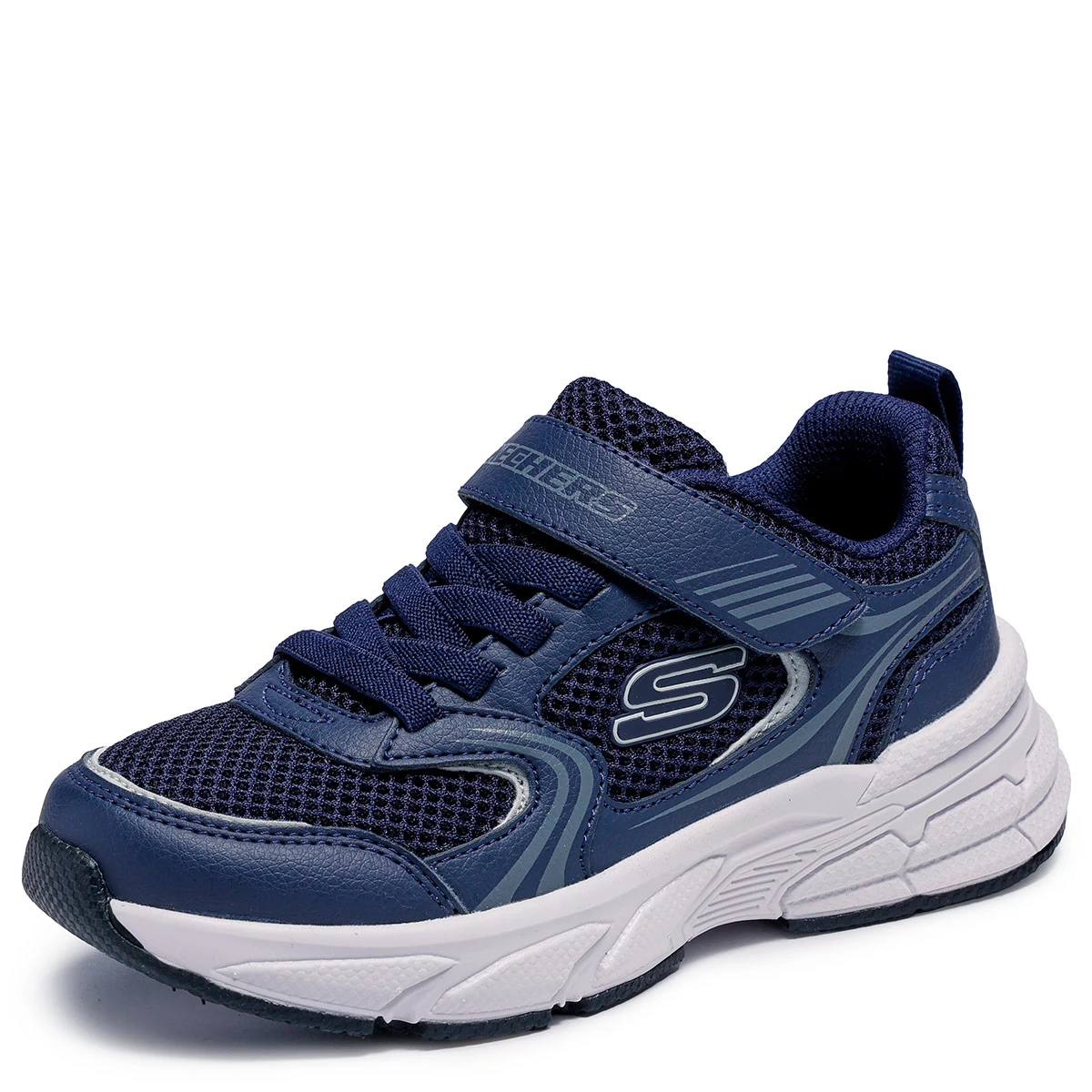 ZAPATILLAS NIÑO SKECHERS URBANAS AZUL RETRO-GRAPH - 3