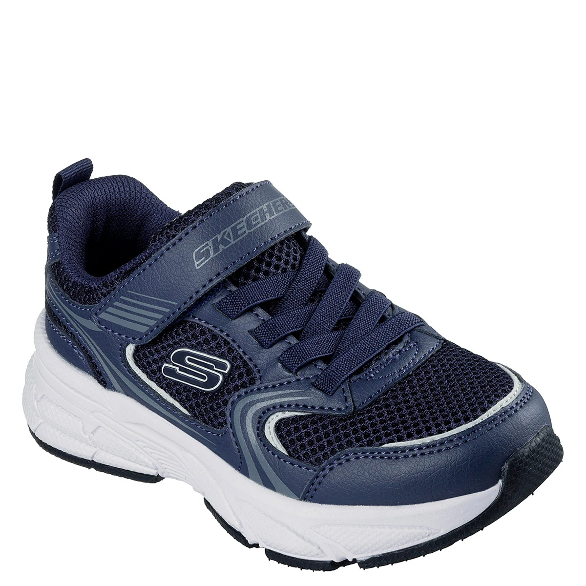 ZAPATILLAS NIÑO SKECHERS URBANAS AZUL RETRO-GRAPH - 2