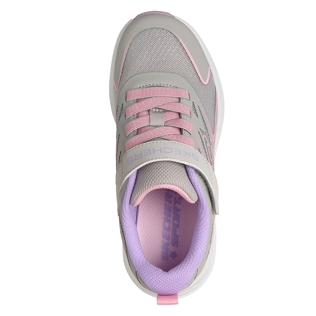 ZAPATILLAS NIÑA SKECHERS URBANAS GRIS MICROSPEC TREAD - 5