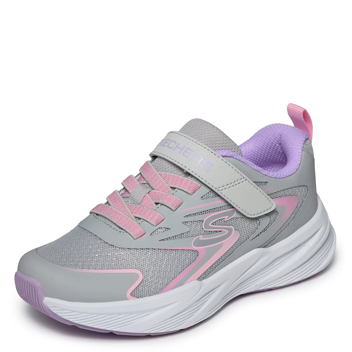 ZAPATILLAS NIÑA SKECHERS URBANAS GRIS MICROSPEC TREAD - 3