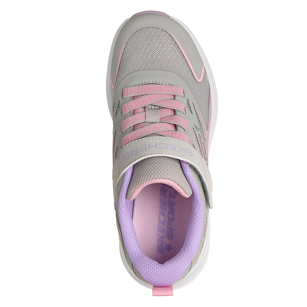 ZAPATILLAS NIÑA SKECHERS URBANAS GRIS MICROSPEC TREAD - 5