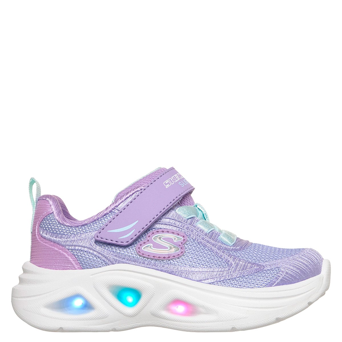 ZAPATILLAS NIÑA SKECHERS URBANO LAVANDA SOLA GLOW 2.0 - 1