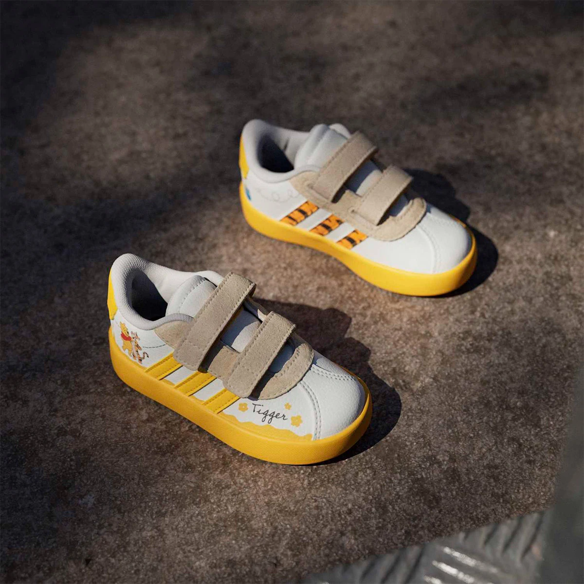 ZAPATILLAS NIÑO ADIDAS URBANAS DISNEY VL COURT 3.0 CUERO - 3