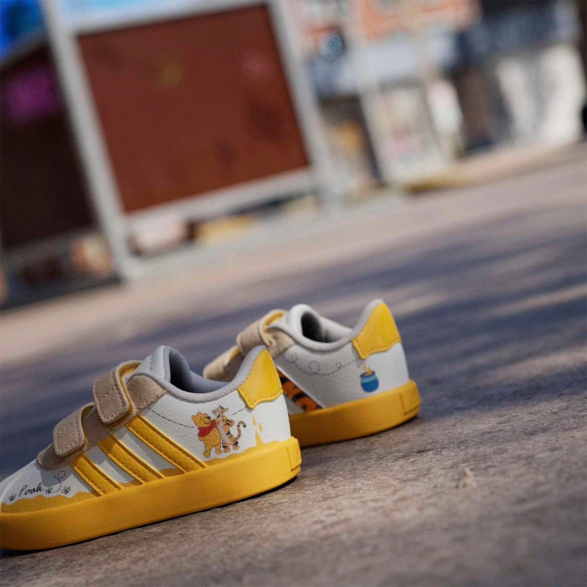 ZAPATILLAS NIÑO ADIDAS URBANAS DISNEY VL COURT 3.0 CUERO - 7