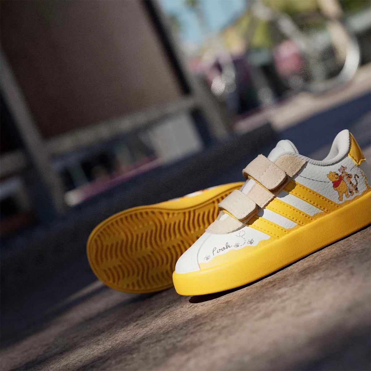 ZAPATILLAS NIÑO ADIDAS URBANAS DISNEY VL COURT 3.0 CUERO - 8