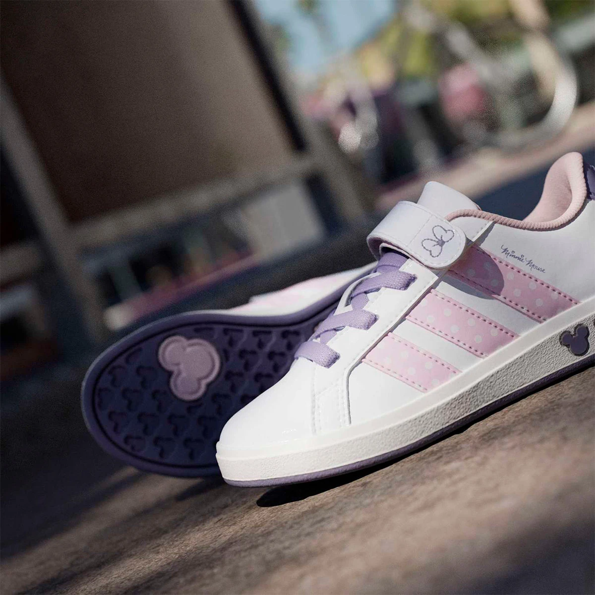 ZAPATILLAS NIÑO ADIDAS URBANAS GRAND COURT DISNEY MINNIE MOUSE - 5