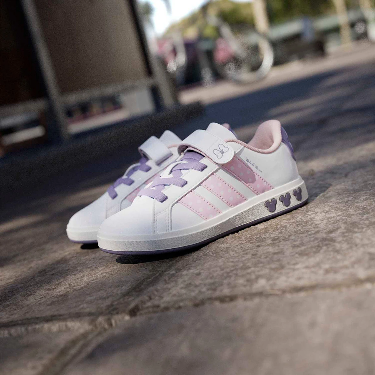ZAPATILLAS NIÑO ADIDAS URBANAS GRAND COURT DISNEY MINNIE MOUSE - 3