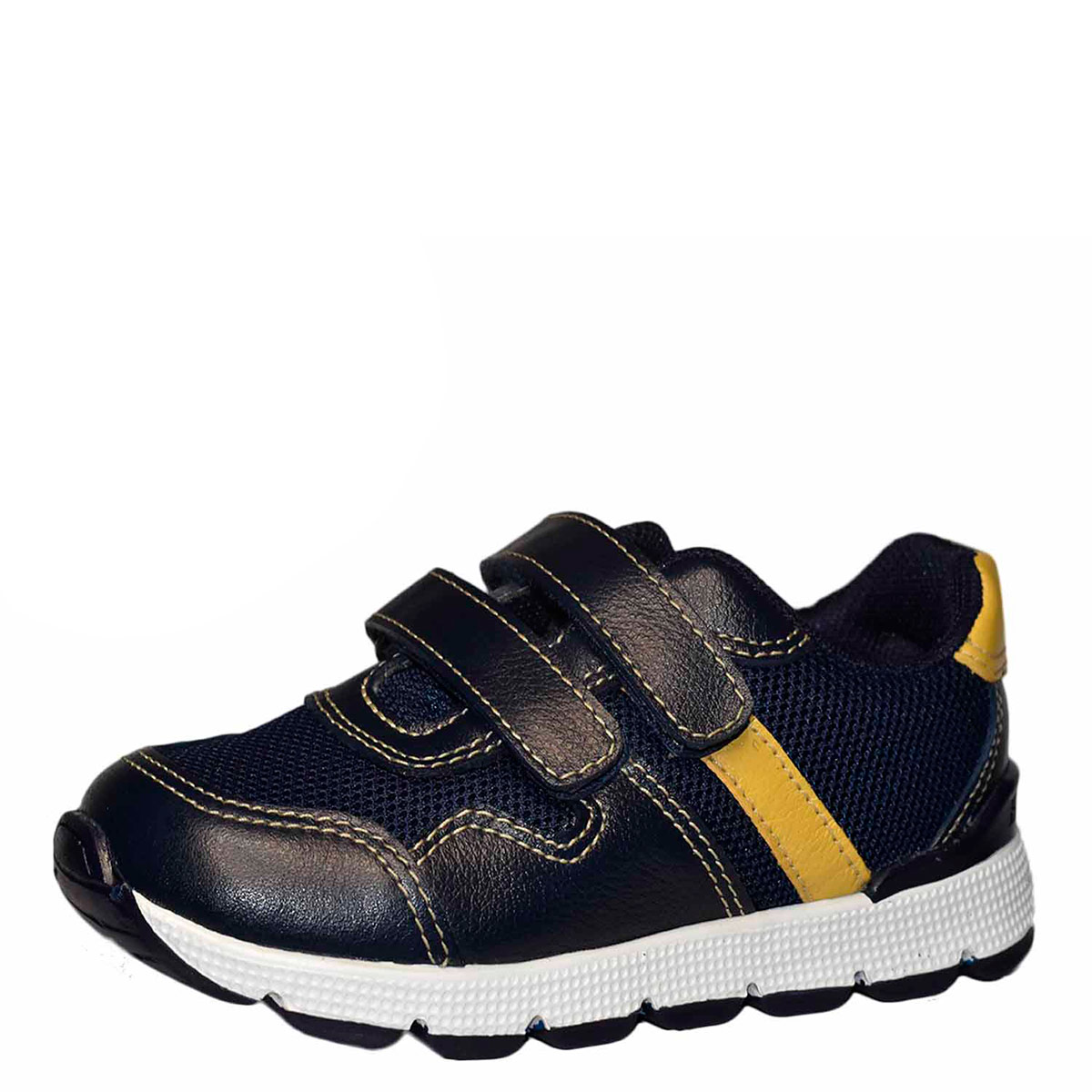 ZAPATILLAS NIÑO BRUNO KIDS AZUL ROLLER CUERO - 2
