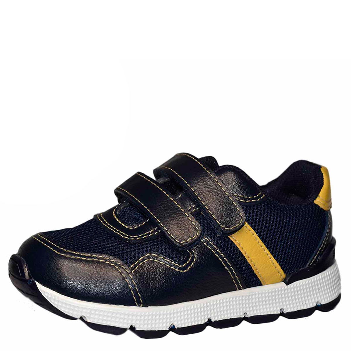 ZAPATILLAS NIÑO BRUNO KIDS AZUL ROLLER CUERO - 2