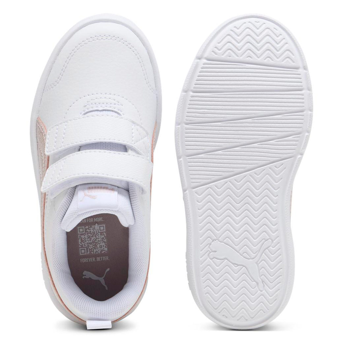 ZAPATILLAS NIÑO PUMA URBANAS COURTFLEX V3 GLITZ V PS - 4