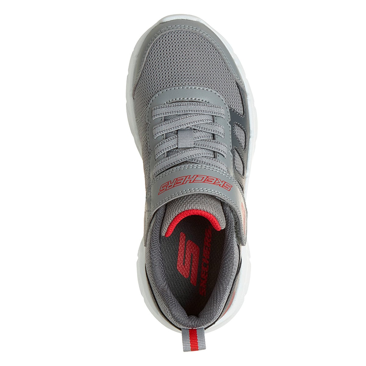 ZAPATILLAS NIÑO SKECHERS URBANAS GRIS SKECH CAGE - 5
