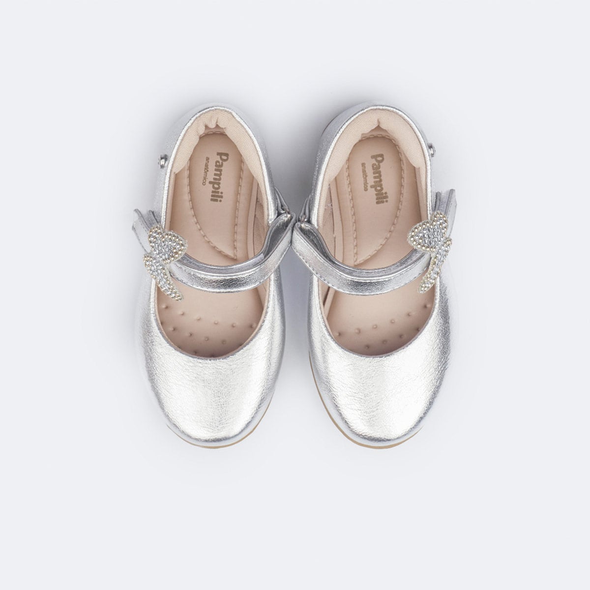 BALLERINAS NIÑA PAMPILI PLATEADA - 4