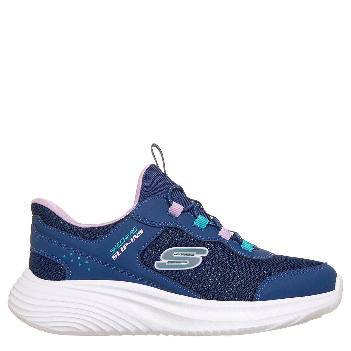 ZAPATILLAS NIÑA SKECHERS URBANAS AZUL BOUNDER PRO - 3