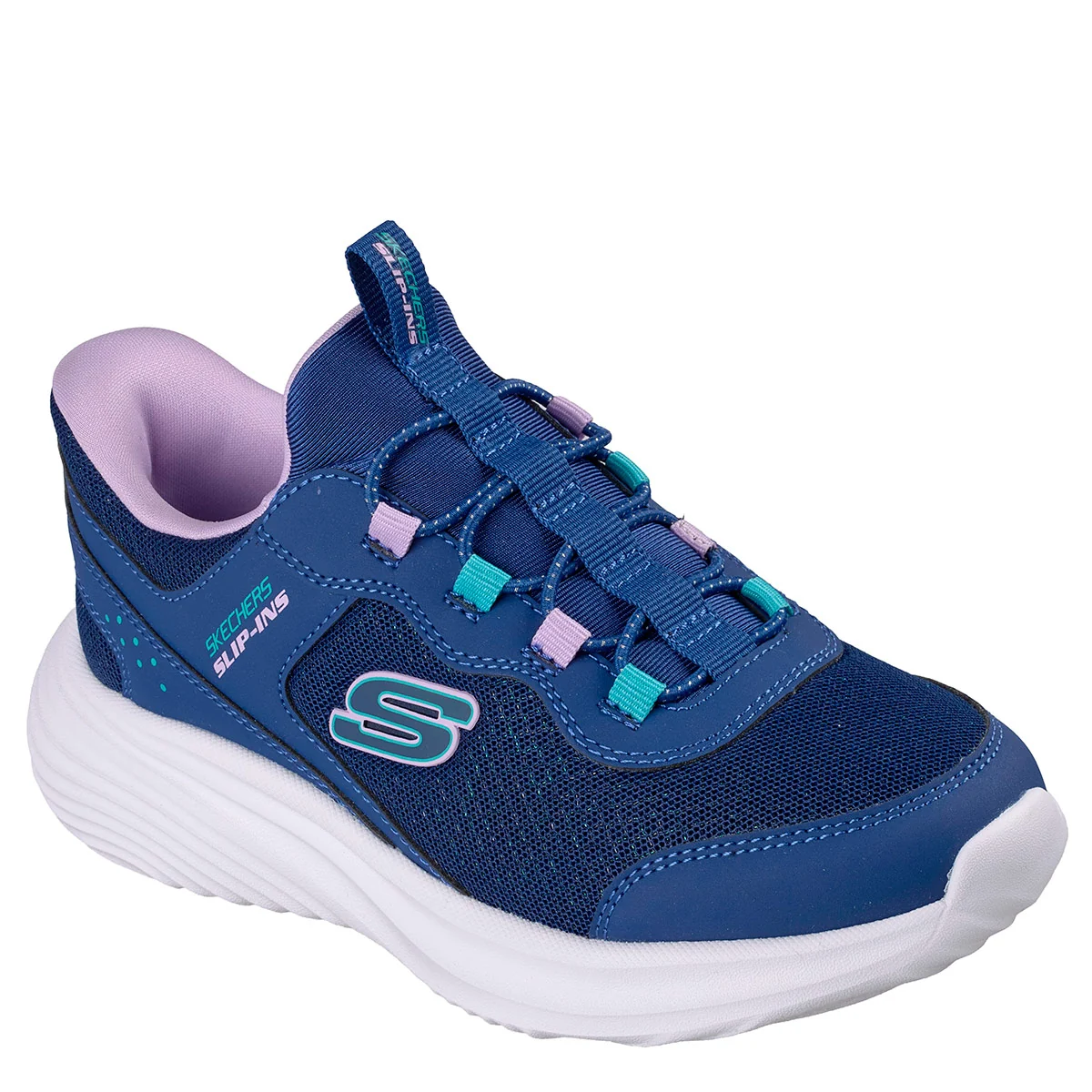 ZAPATILLAS NIÑA SKECHERS URBANAS AZUL BOUNDER PRO - 4