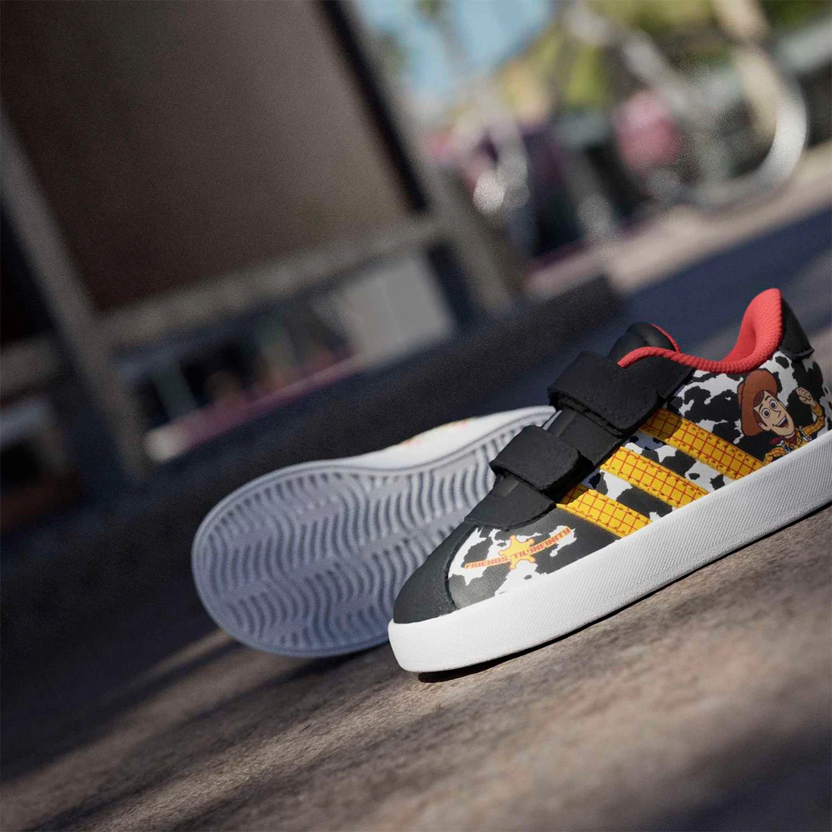 ZAPATILLAS NIÑO ADIDAS URBANAS VL COURT 3.0 PIXAR TOY STORY CUERO - 3