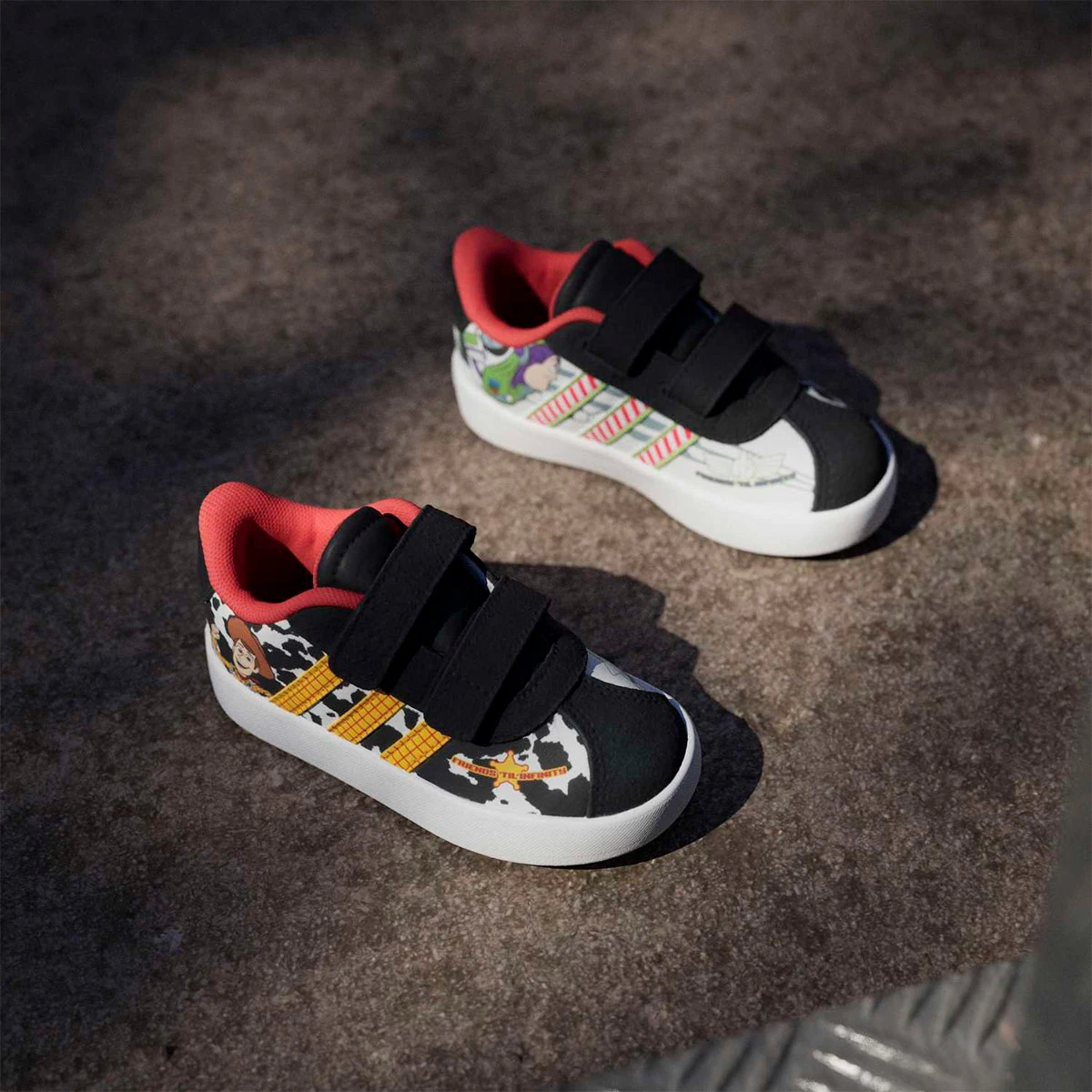 ZAPATILLAS NIÑO ADIDAS URBANAS VL COURT 3.0 PIXAR TOY STORY CUERO - 5