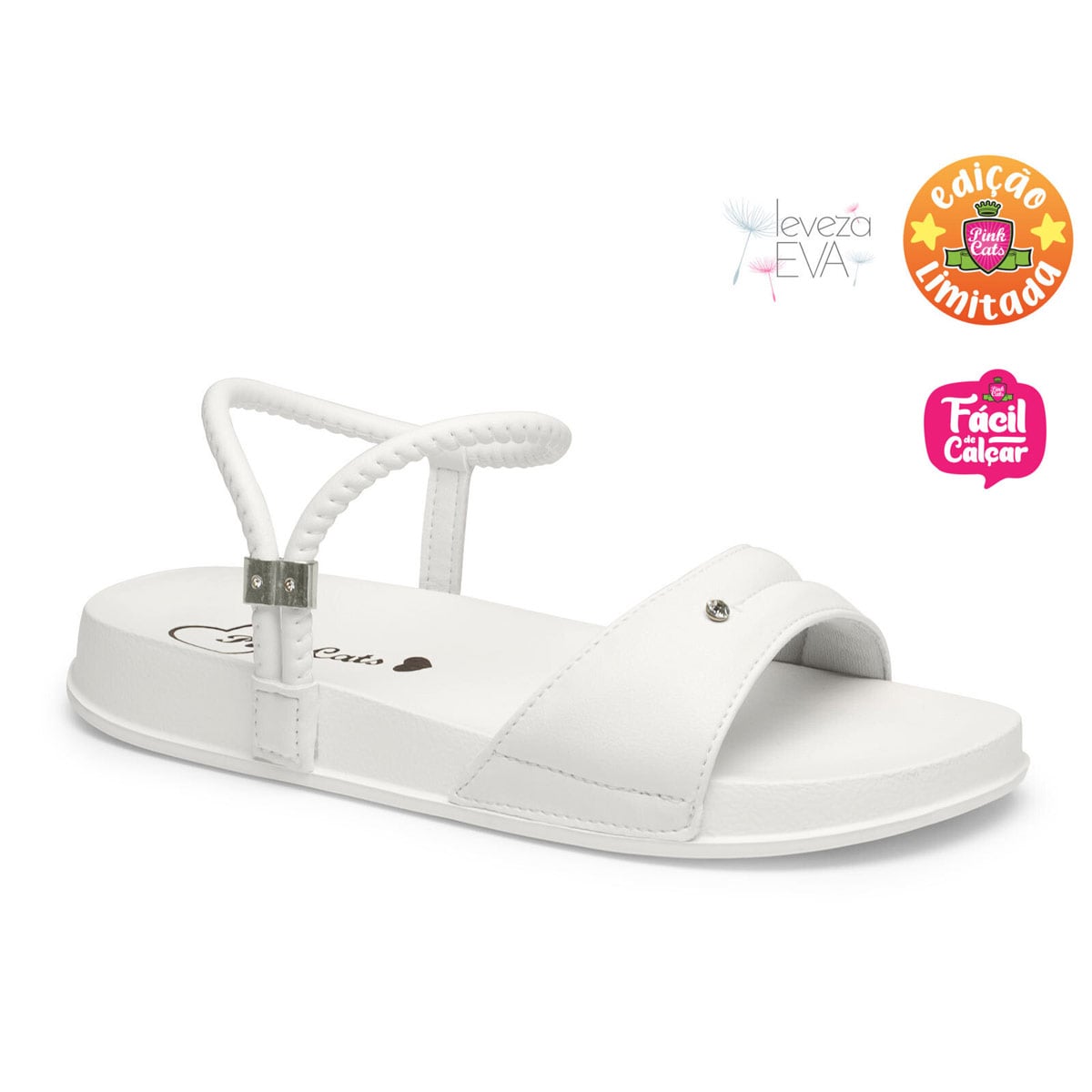SANDALIAS NIÑA PINK CATS NEGRO - 1