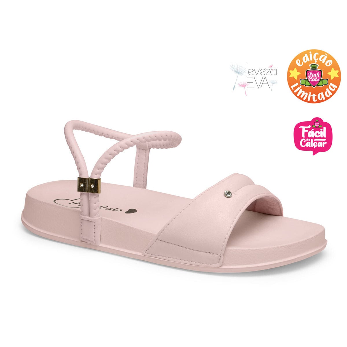 SANDALIAS NIÑA PINK CATS BLANCO - 1