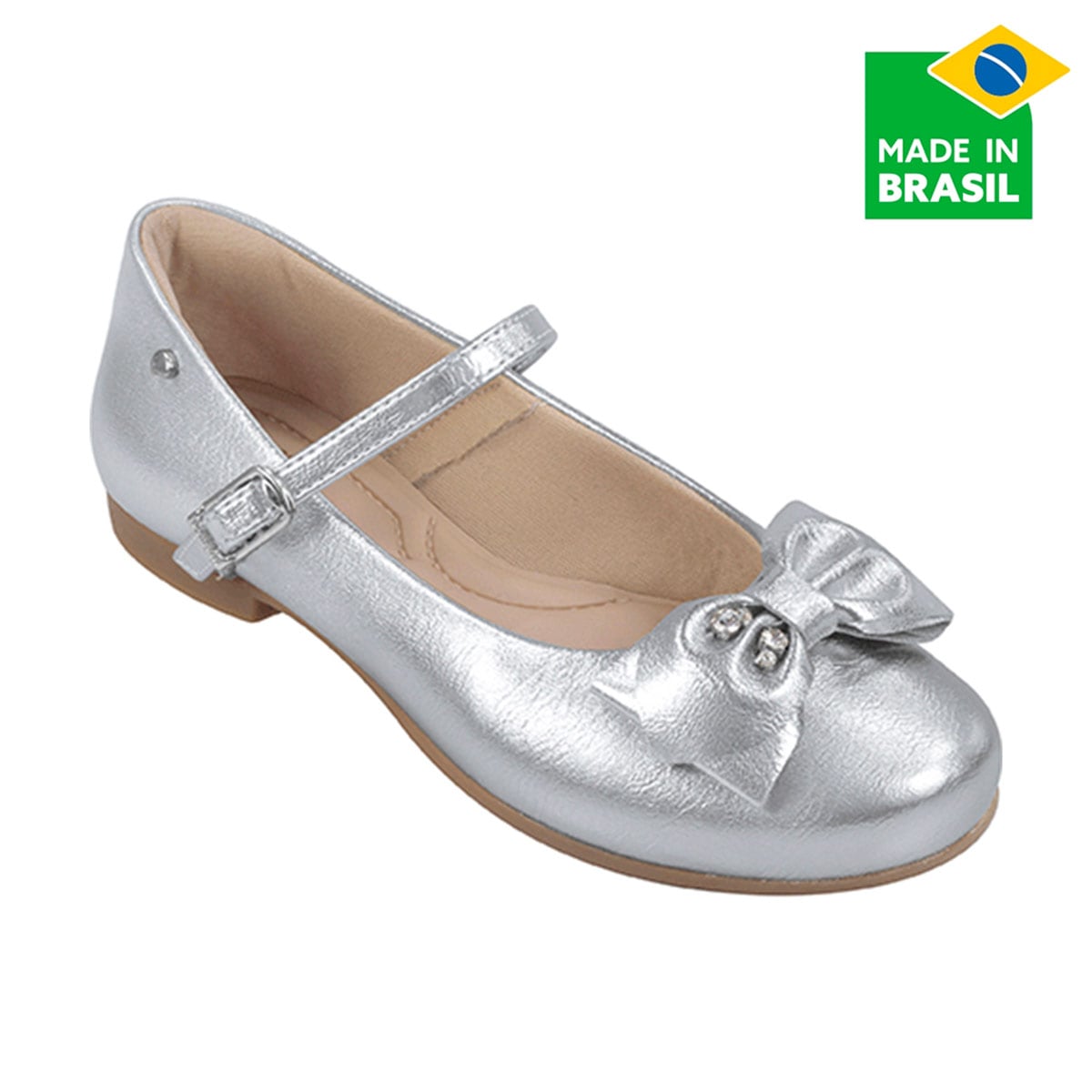 ZAPATOS NIÑA PAMPILI PLATEADO - 1