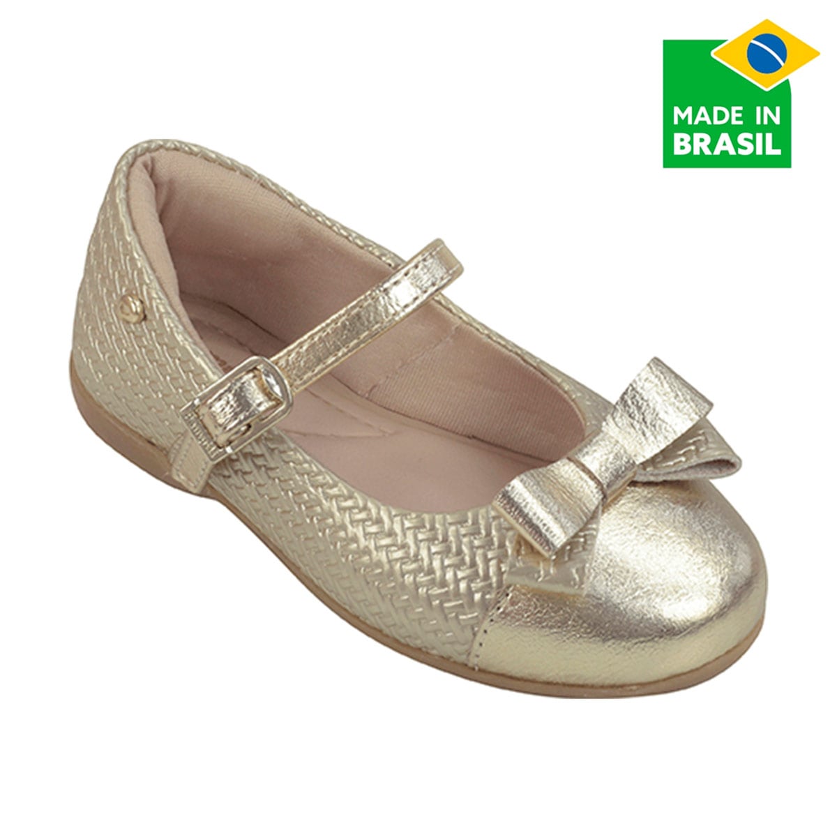 ZAPATOS NIÑA PAMPILI DORADO - 1