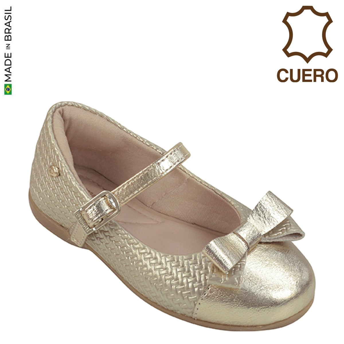 ZAPATOS NIÑA PAMPILI DORADO - 1